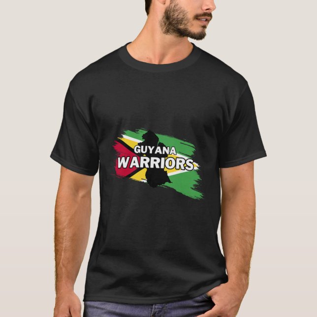 Guyana Warriors Cricket  T Shirt (Framsida)