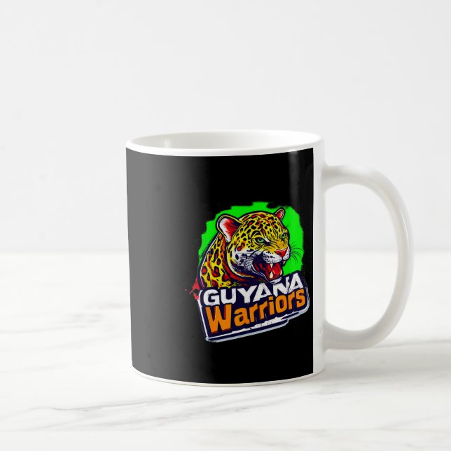 Guyana Warriors Patriotisk Cricket  Kaffemugg (Höger)
