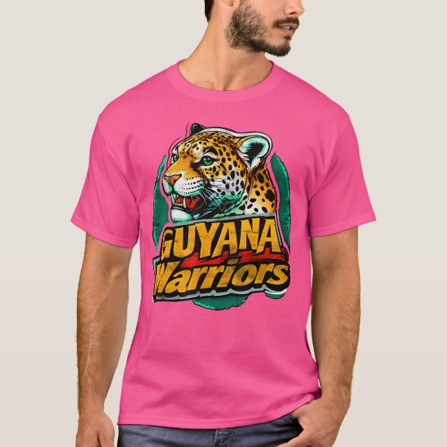 Guyana Warriors Titta på Cricket T Shirt (Framsida)