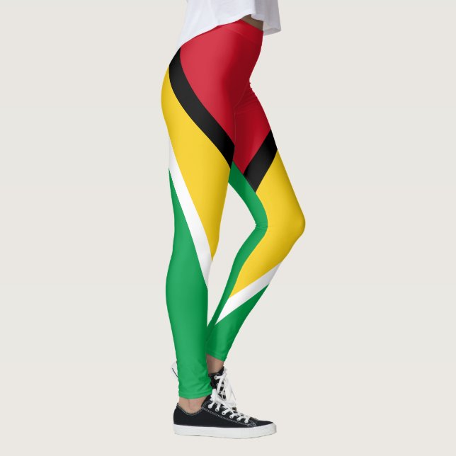 Guyananska flaggan leggings (Höger)