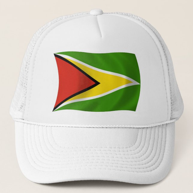 Guyanas flagga hatt truckerkeps (Framsida)
