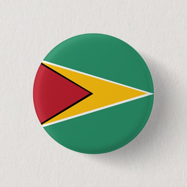 Guyanas flagga knapp (Framsida)