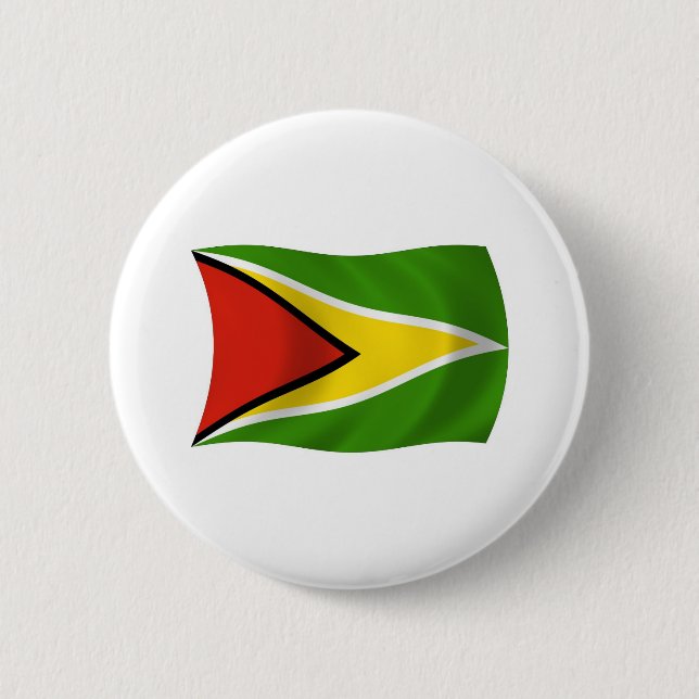Guyanas flagga knapp (Framsida)