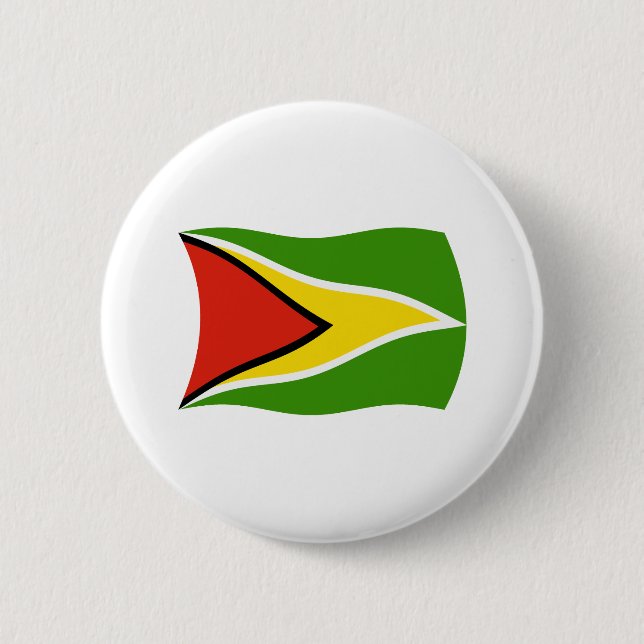 Guyanas flagga knapp (Framsida)