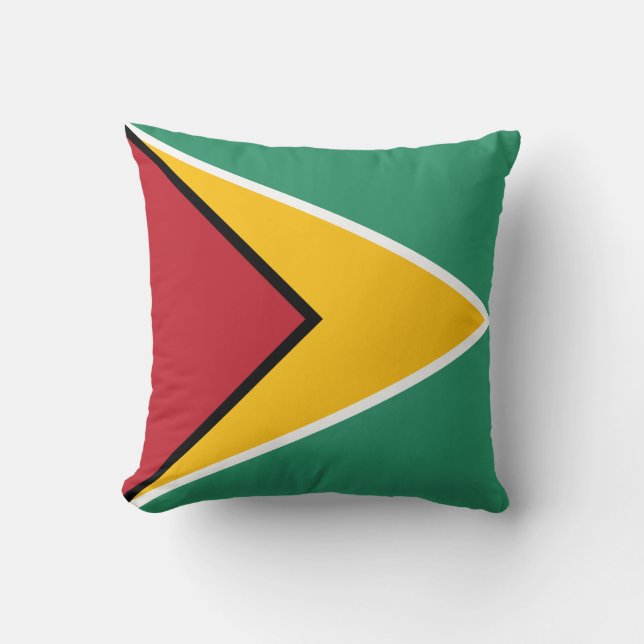 Guyanas flagga kudde (Framsida)