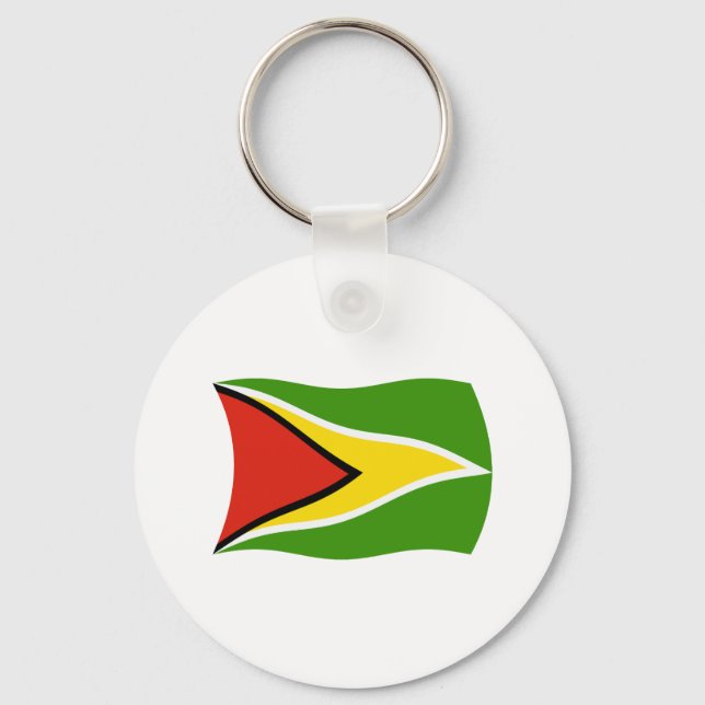 Guyanas flagga Nyckelring (Framsida)