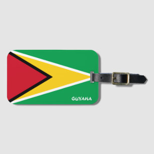 Guyanas Flagga Patriotic Bagagebricka