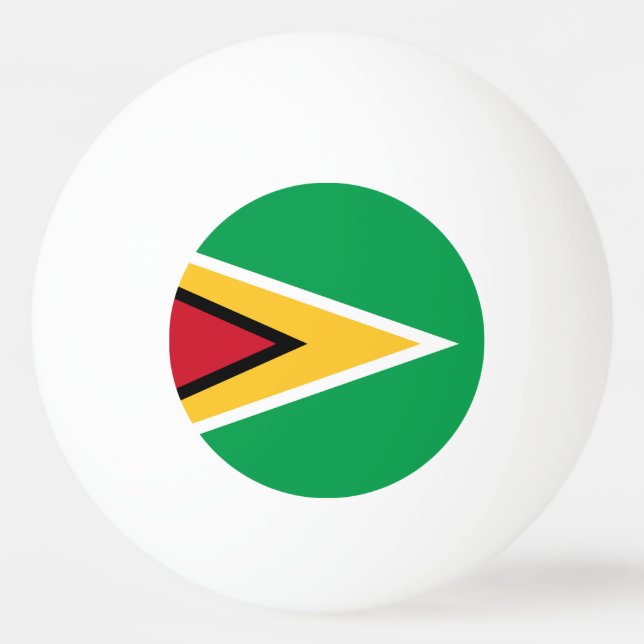 Guyanas flagga pingisboll (Framsidan)