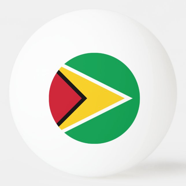 Guyanas flagga pingisboll (Framsidan)