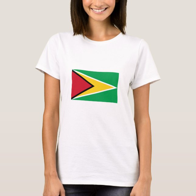 Guyanas flagga t shirt (Framsida)
