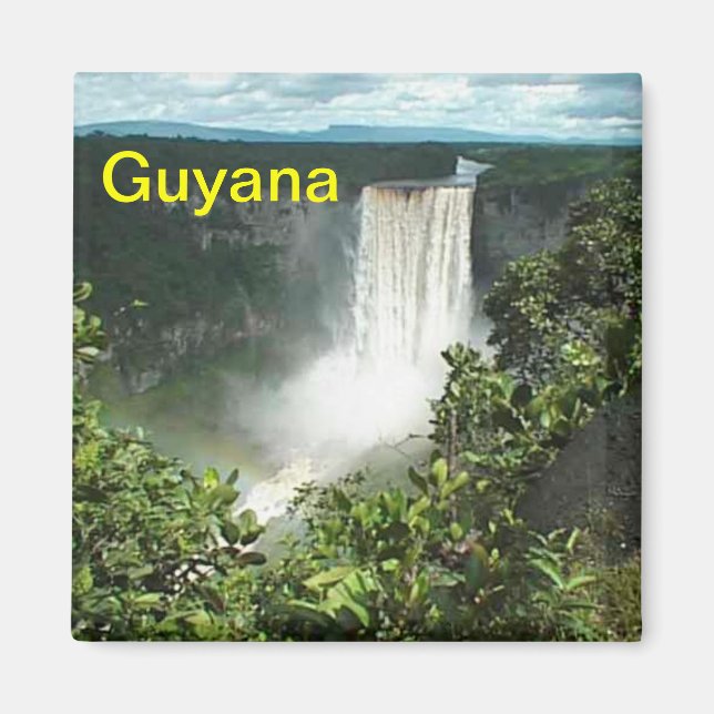 Guyanas kylmagnet magnet (Framsidan)