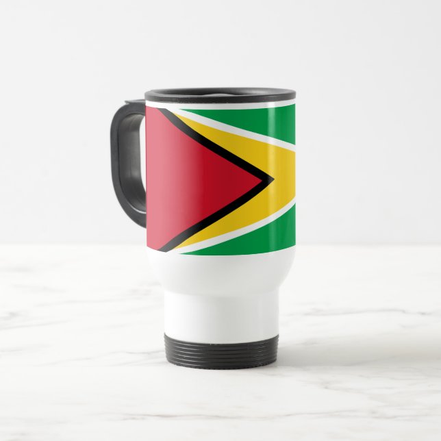 Guyanask flagga resemugg (Framsida vänster)