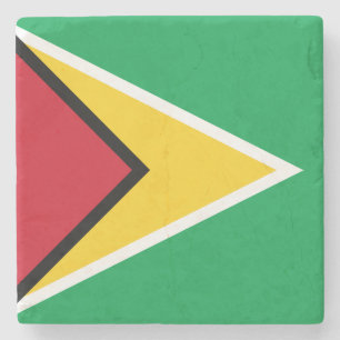 Guyanask flagga stenunderlägg