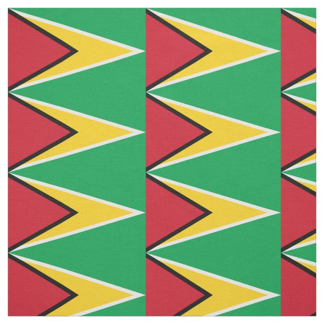 Guyanask flagga tyg (Provkarta)