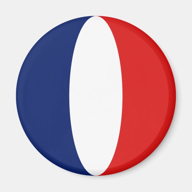 Guyane Fisheye Flagga Magnet (Framsidan)