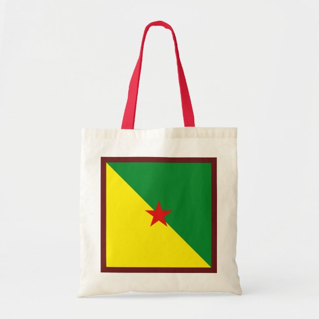Guyane Flagga Bag Tygkasse (Framsidan)