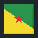 Guyane Flagga GF Magnet<br><div class="desc">Flagga Guyane GF,  Cayenne,  Fransk Guyana Jackar av arm,  vapenlager,  Flagga-karta</div>