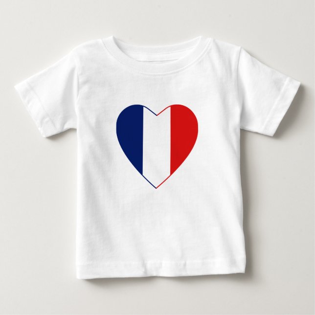 Guyane Flagga Heart T-Shirt (Framsida)