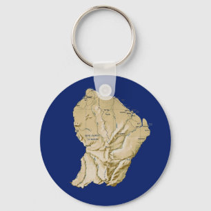 Guyane karta Keychain Nyckelring