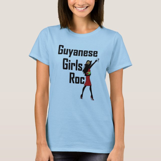 Guyanese bästa flickastenskörd t-shirt (Framsida)