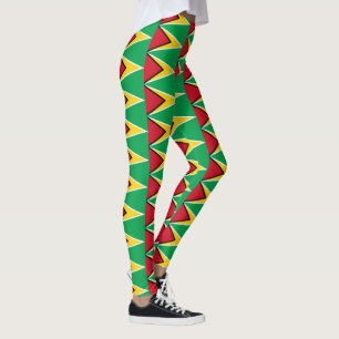 Guyanese flagga leggings