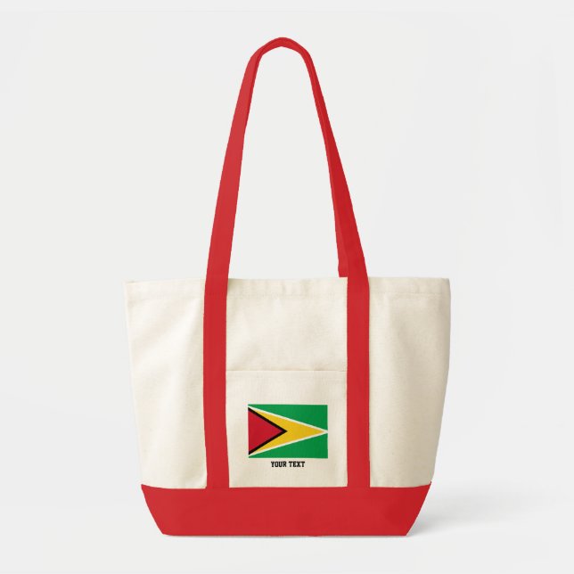Guyanese flagga tygkasse (Framsidan)