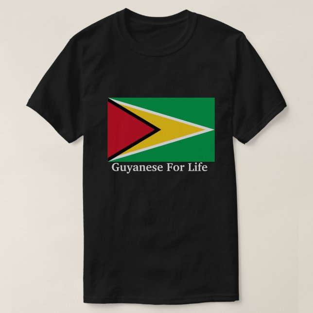 Guyanese for Life T Shirt (Design framsida)