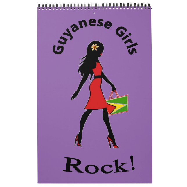 Guyanese Girls Sten Calendar Kalender (Omslag)