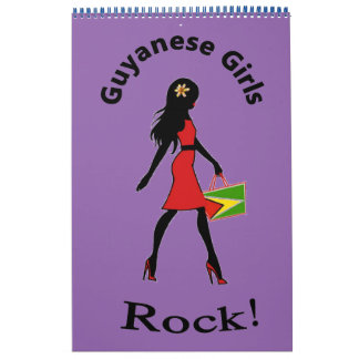 Guyanese Girls Sten Calendar Kalender