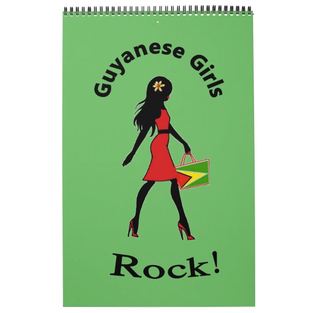 Guyanese Girls Sten Calendar Kalender (Omslag)