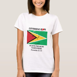 GUYANESE MAMMA värd mer än Rubies PROVERBS 31 T Shirt