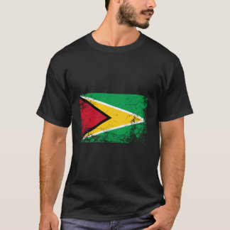 Guyanese National Flagga Vintage Gift T Shirt