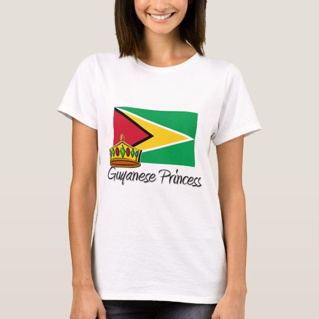 Guyanese Princess Tee Shirt (Framsida)