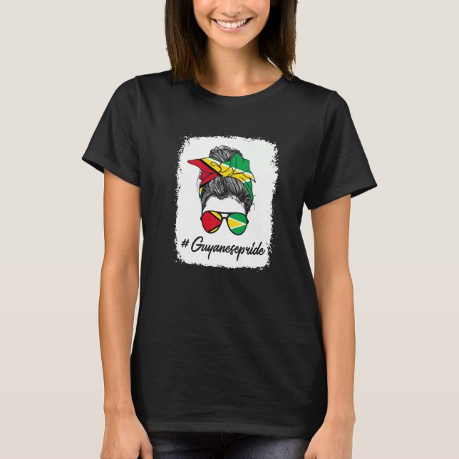 Guyanesepride Guyana Guyanese Flagga T Shirt (Framsida)