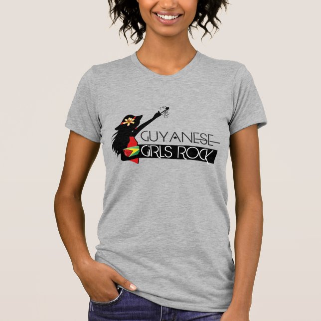 Guyanesisk flicka t shirt (Framsida)
