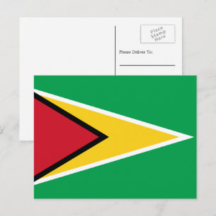 Guyanesiska Flagga, Guyanas Flagga Vykort