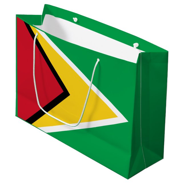 Guyanias flagga (Framsidan Vinklad)