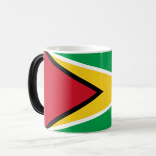 Guyanias flagga magisk mugg