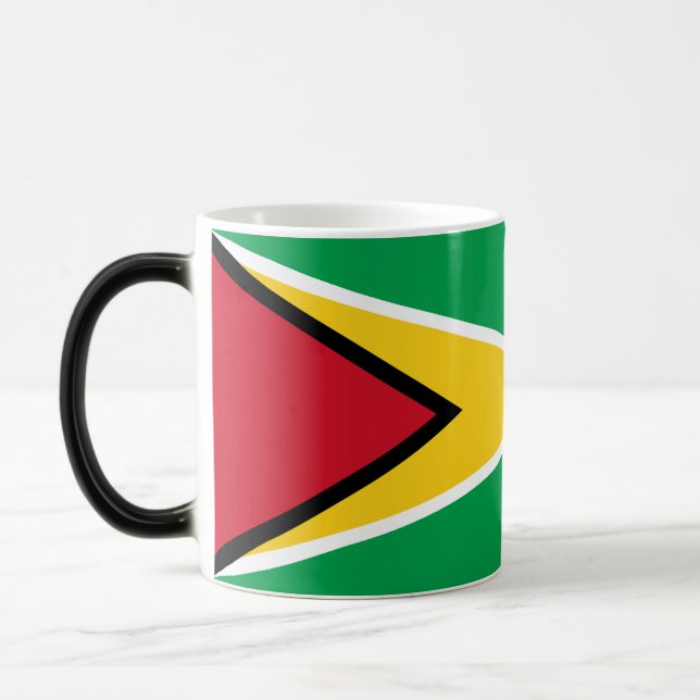 Guyanias flagga magisk mugg (Vänster)