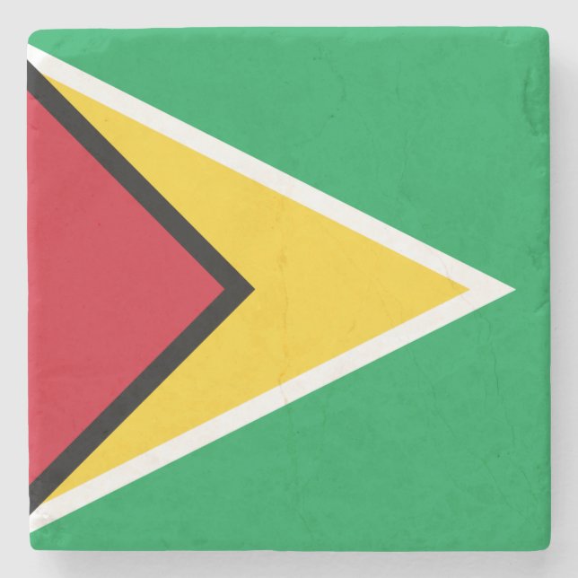 Guyanias flagga stenunderlägg (Framsidan)