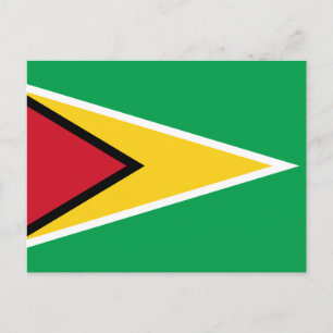 Guyanias flagga vykort