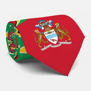 Guyanskt Flagga & Jacka av Arm, Guyanas Flagga Slips