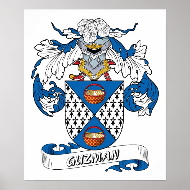Guzman Family Crest Poster (Framsidan)