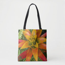 Guzmania Bromeliad Växt Blommig Tygkasse