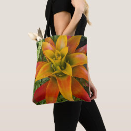 Guzmania Bromeliad Växt Blommig Tygkasse