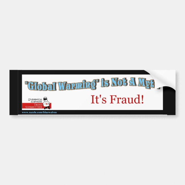 *GW är Fraud_Bumpersticker Bildekal (Framsidan)
