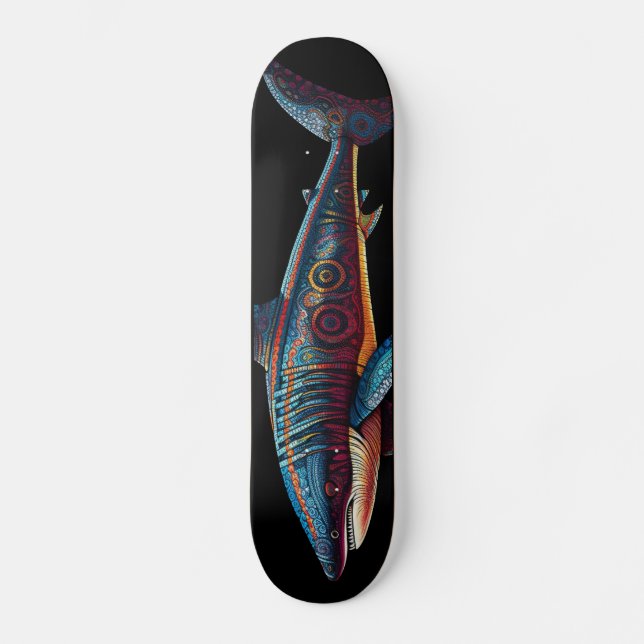 GW-haj - Stil - originaldäck - Skateboard Deck (Framsida)