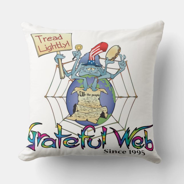 Gweb Spy Dye Throw Pillow Kudde (Framsida)