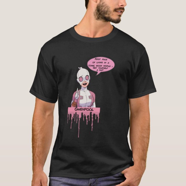 gwenpool första regeldroppning rosa Classic T Shirt (Framsida)
