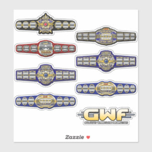 GWF Golden Age Title Set 1 Klistermärken